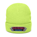 Raising Mayhem Embroidered Knit Beanie