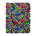 BMX Mayhem Sherpa Fleece Blanket
