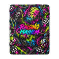 Mayhem  Horror Sherpa Blanket
