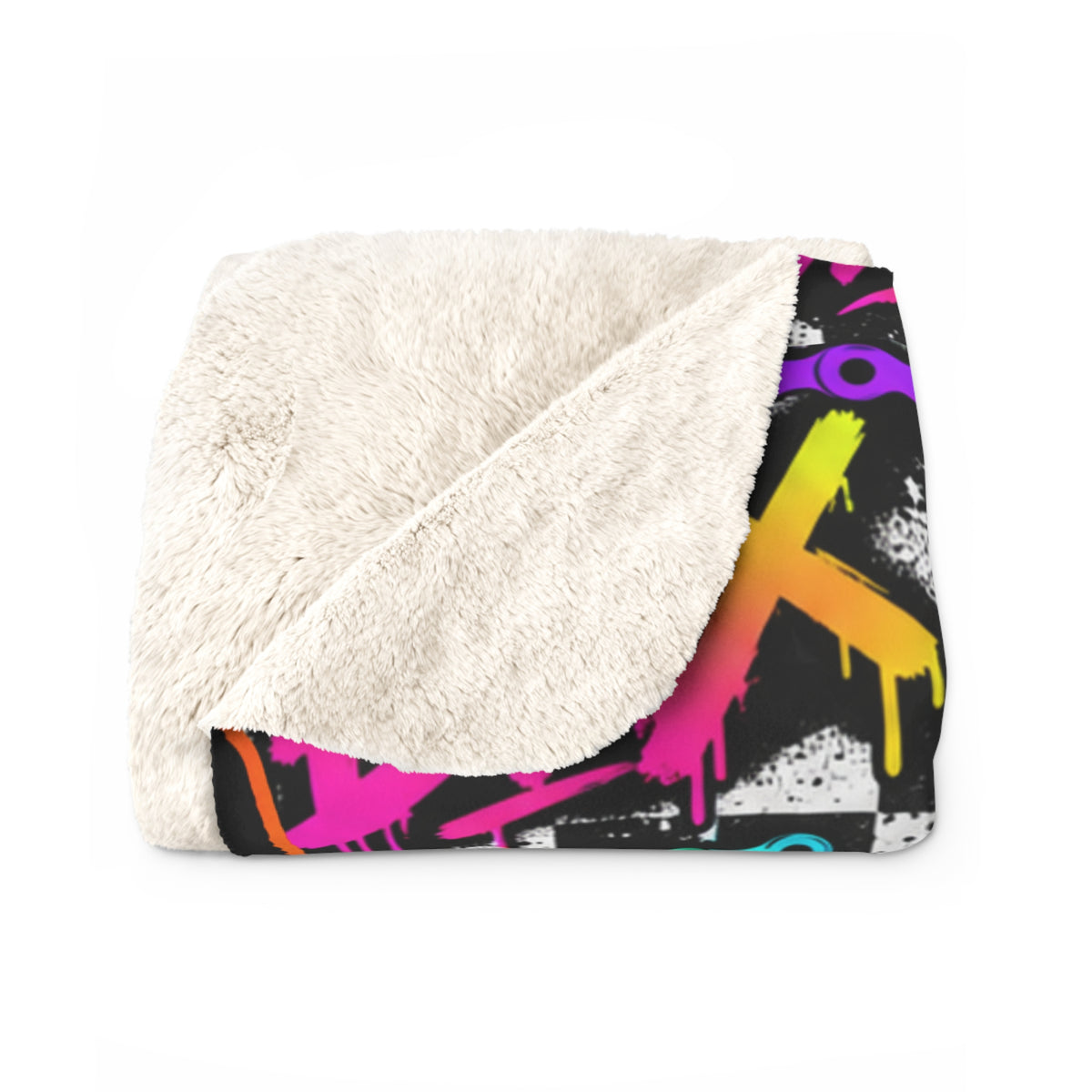 BMX Mayhem Sherpa Fleece Blanket